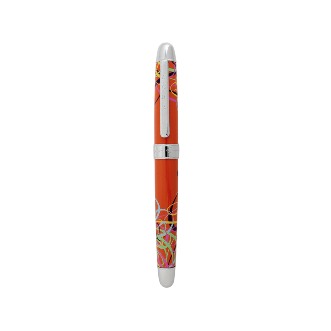 Acme Studio Standard Rollerball Pen Rhapsody — uncapped with cap posted