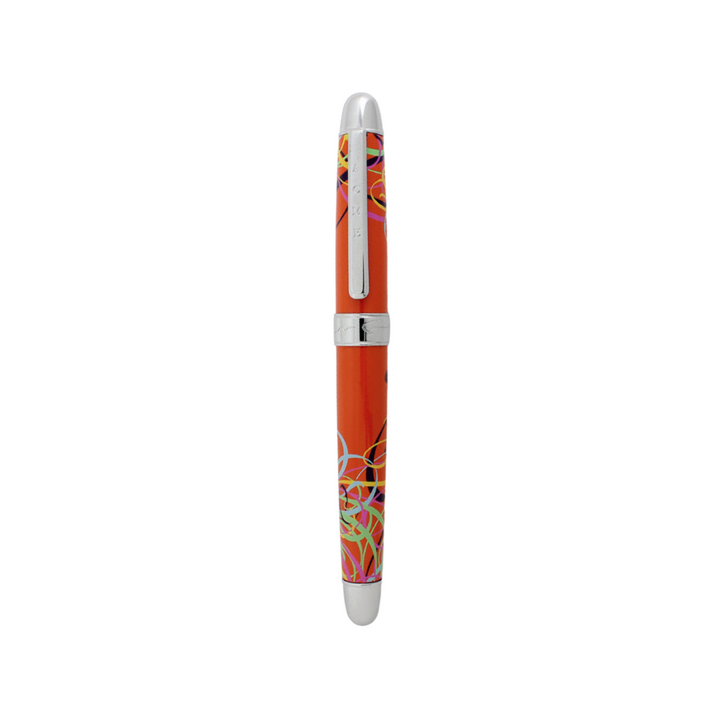 Acme Studio Standard Rollerball Pen Rhapsody — uncapped with cap posted