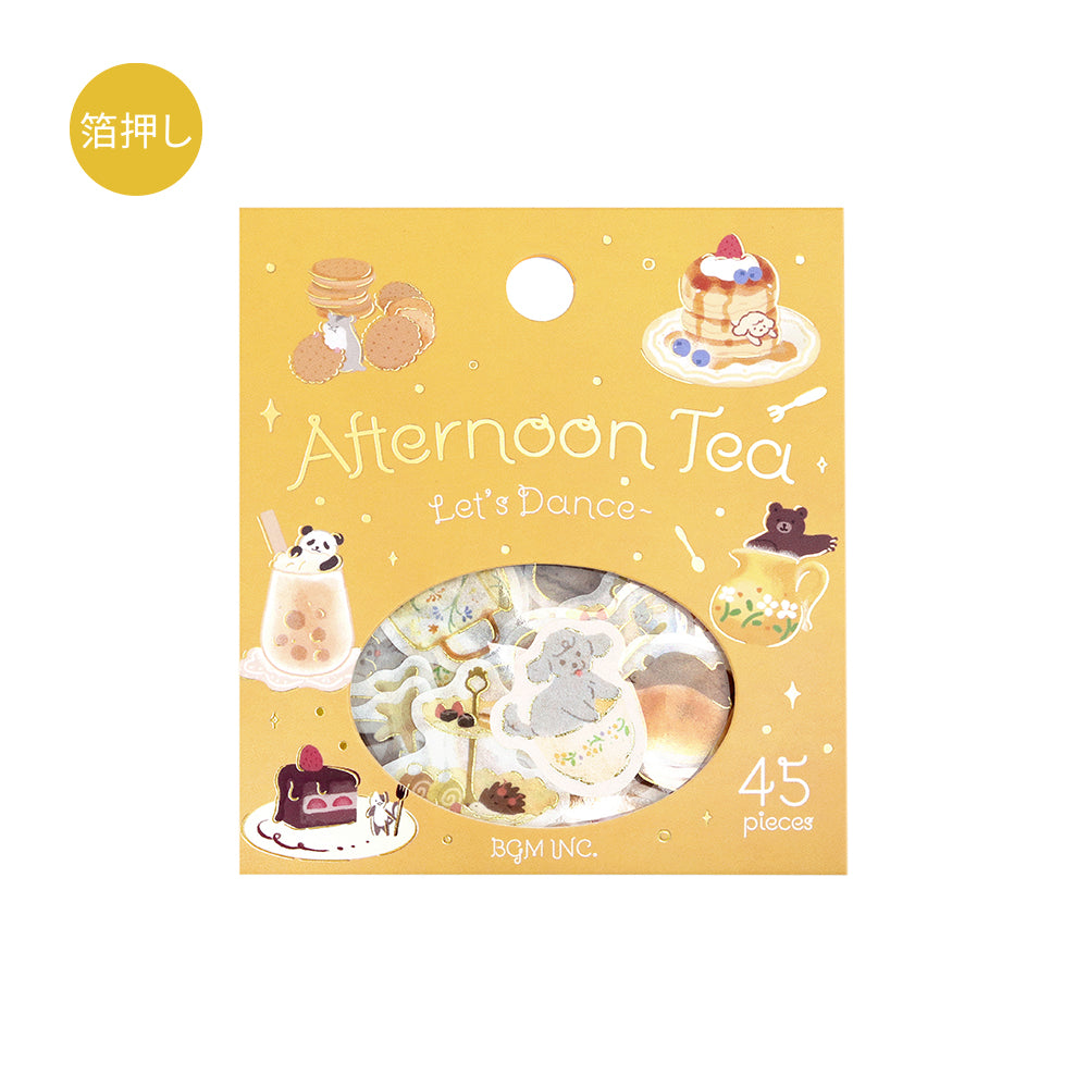 BGM Foil Stamping Flake Seal: Afternoon Tea Party - Let's Dance in Rhythm — side view