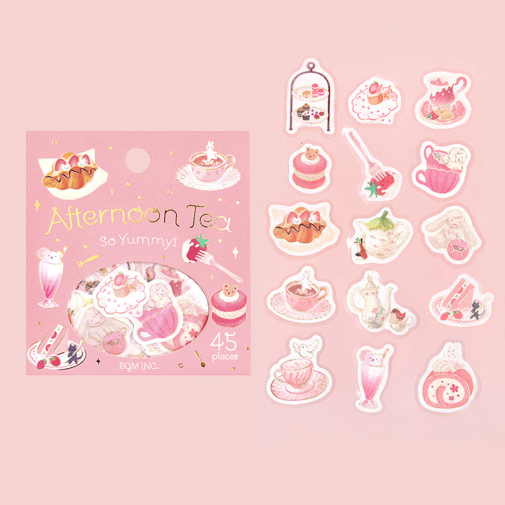 BGM Foil Stamping Flake Seal: Afternoon Tea Party - Let&