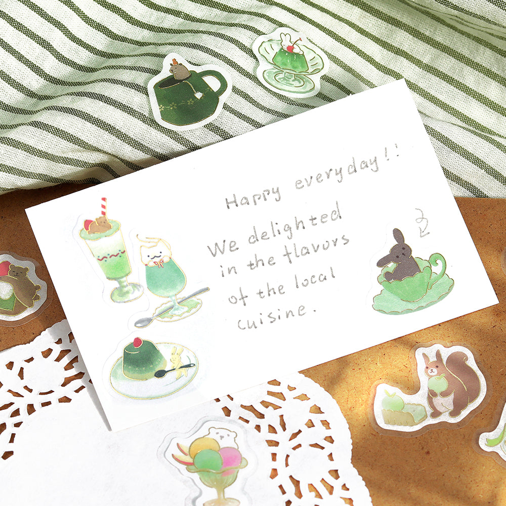 BGM Foil Stamping Flake Seal: Afternoon Tea Party - Let&