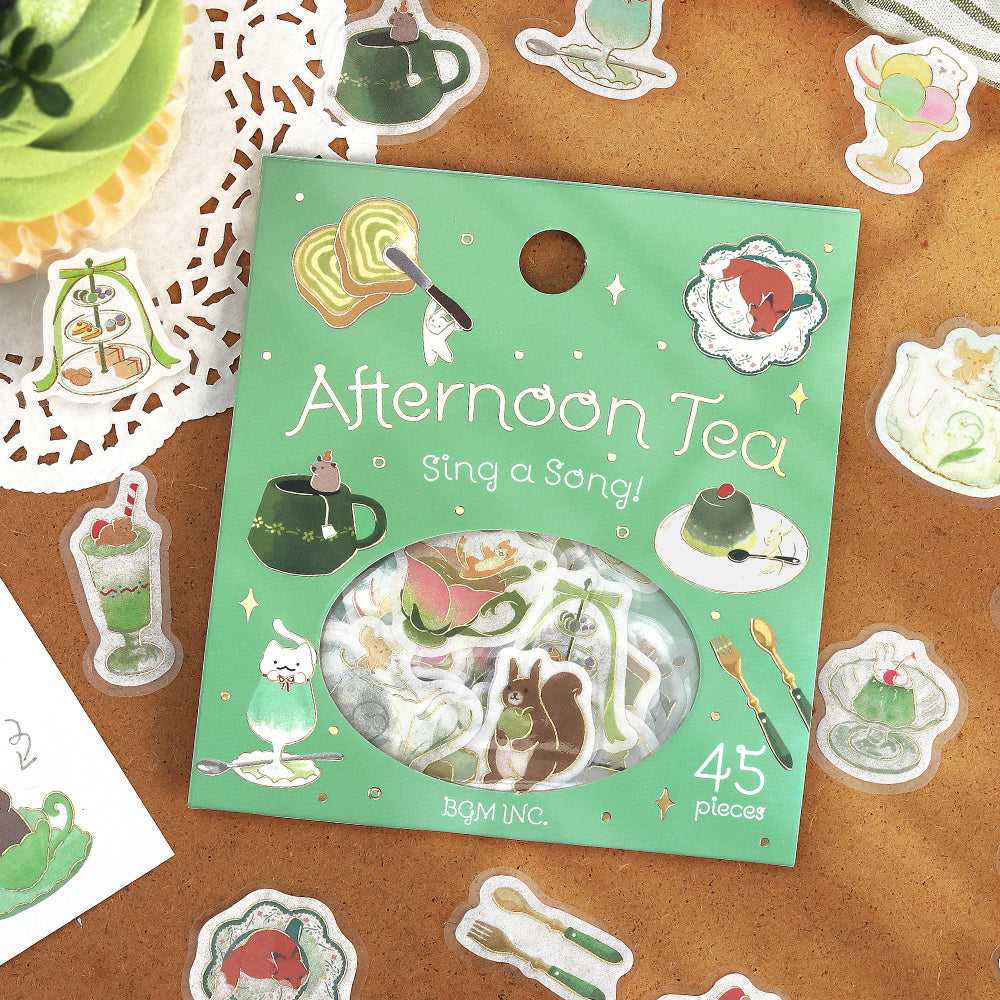 BGM Foil Stamping Flake Seal: Afternoon Tea Party - Let&