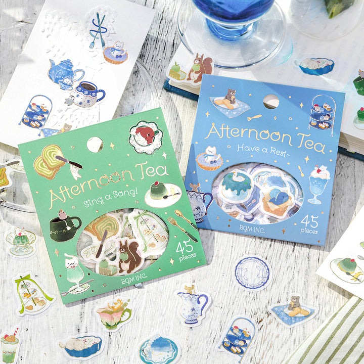 BGM Foil Stamping Flake Seal: Afternoon Tea Party - Let&