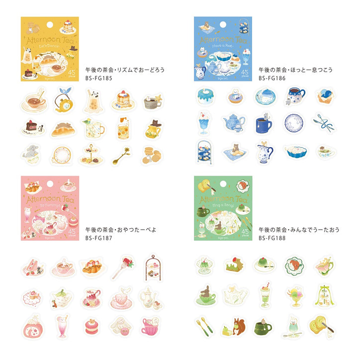 BGM Foil Stamping Flake Seal: Afternoon Tea Party - Let&