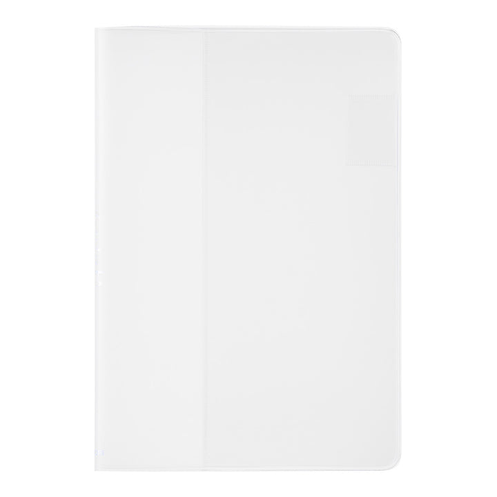 Midori Yuru Log Notebook Cover <B6> - PVC — open spread