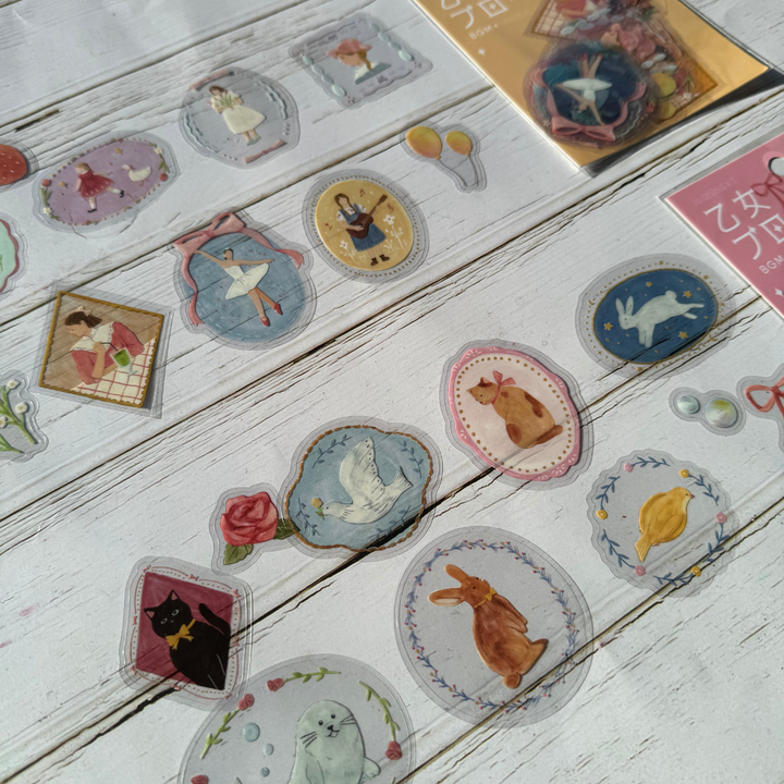 BGM Clear Seal: Maiden Brooch - Girl — close-up
