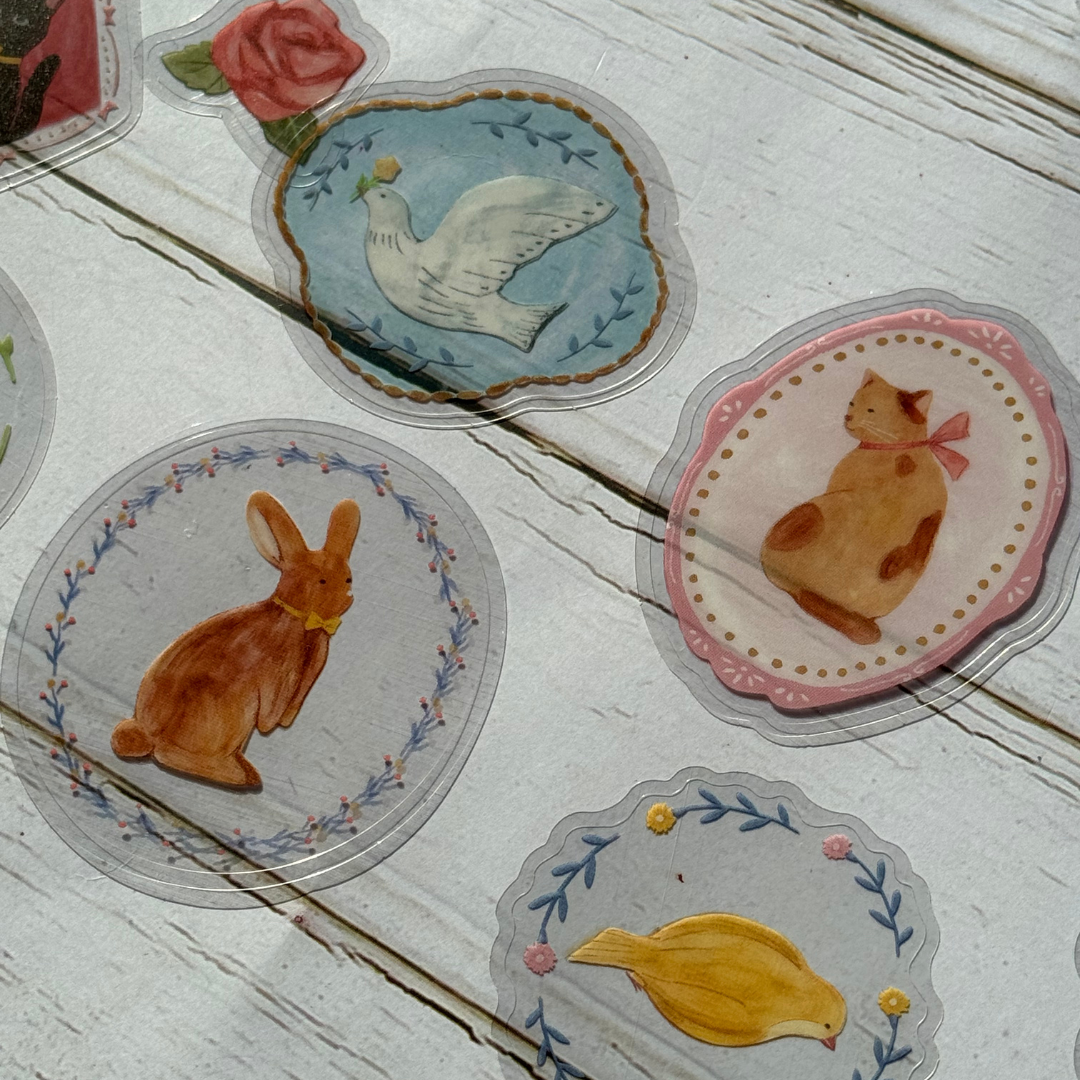 BGM Clear Seal: Maiden Brooch - Animal — close-up
