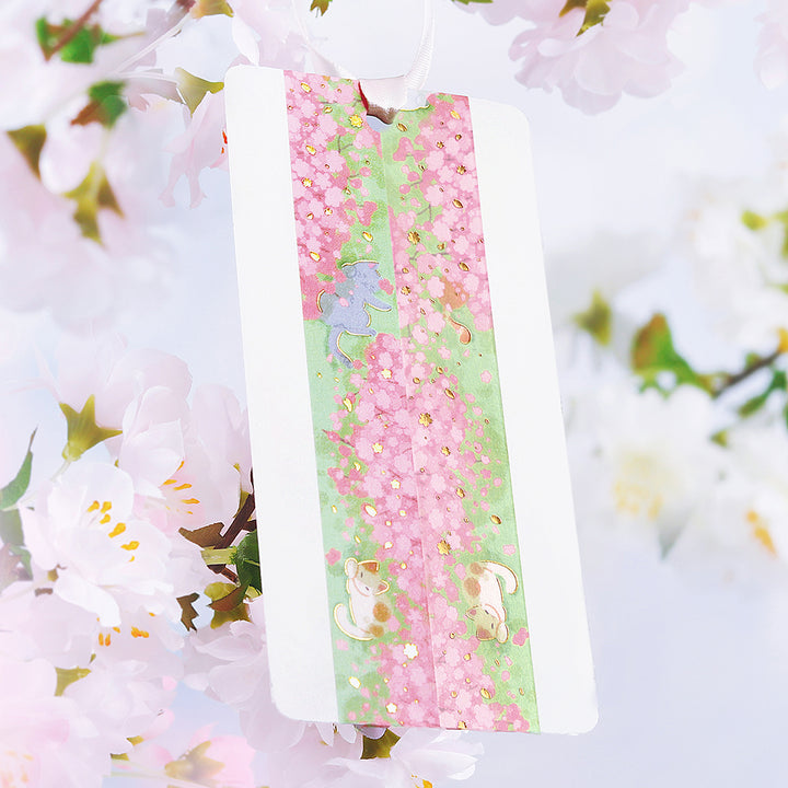 BGM Sakura Limited Masking Tape: Sakura - Sunbathing in the Sun — applied on surface