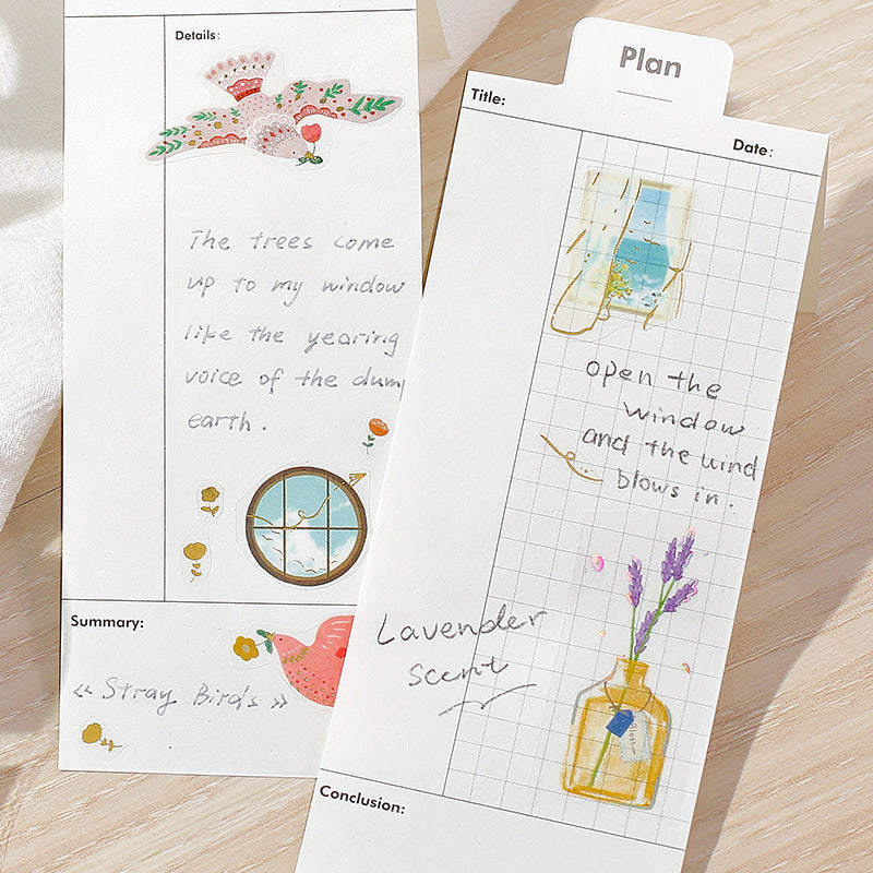 BGM Foil Stamping Clear Tape: Life - Window Scenery — roll side