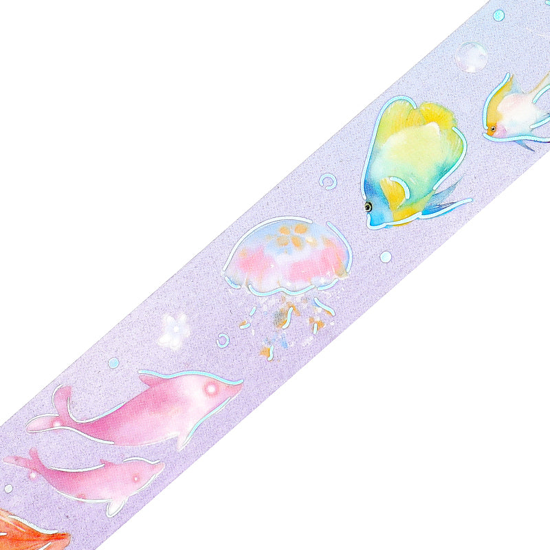 BGM Foil Stamping Clear Tape: Life - Ocean — pattern detail