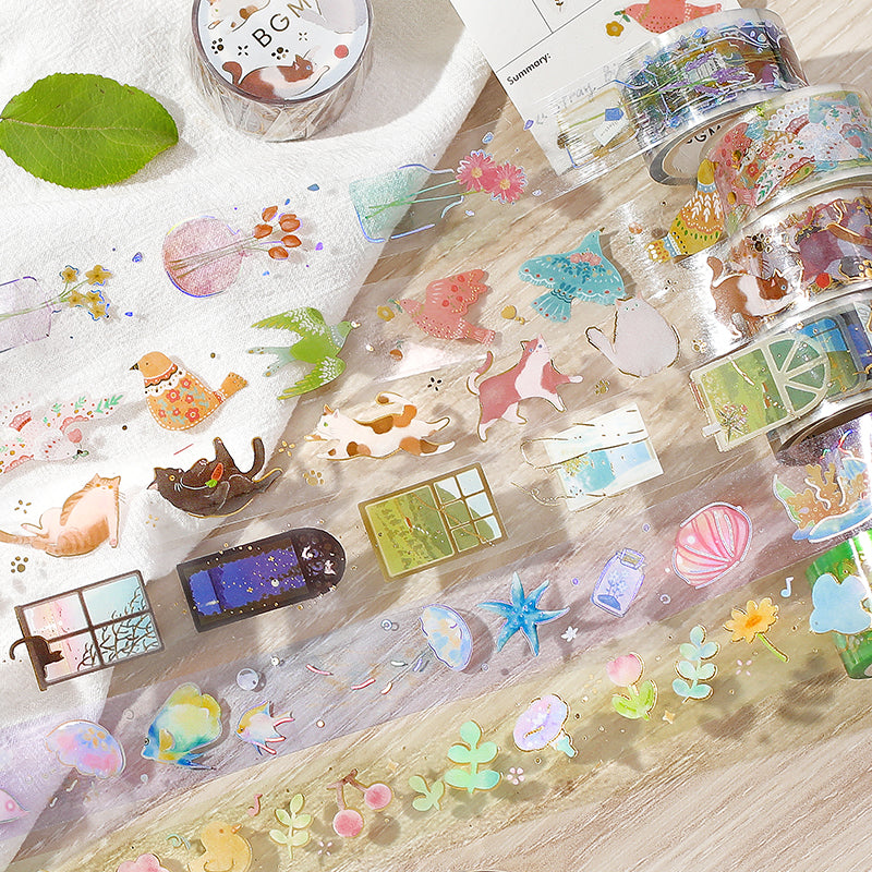BGM Foil Stamping Clear Tape: Life - Vase for a Single Flower — colour swatch