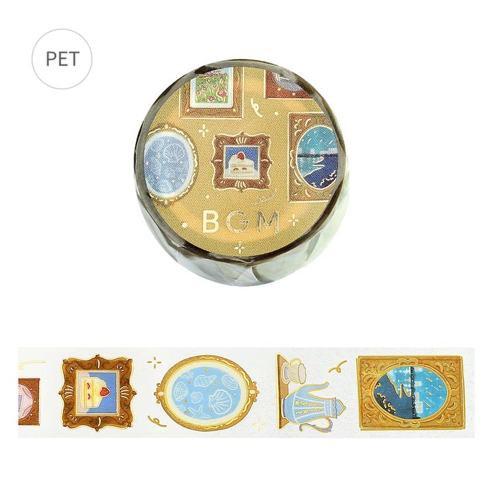 BGM Foil Stamping Clear Tape: Life - Decorative Painting — roll front