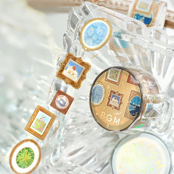 BGM Foil Stamping Clear Tape: Life - Decorative Painting — applied on surface