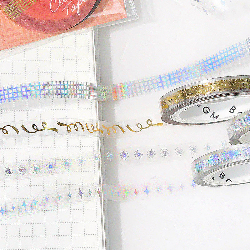(DC) BGM Clear Tape - Little Star — with packaging