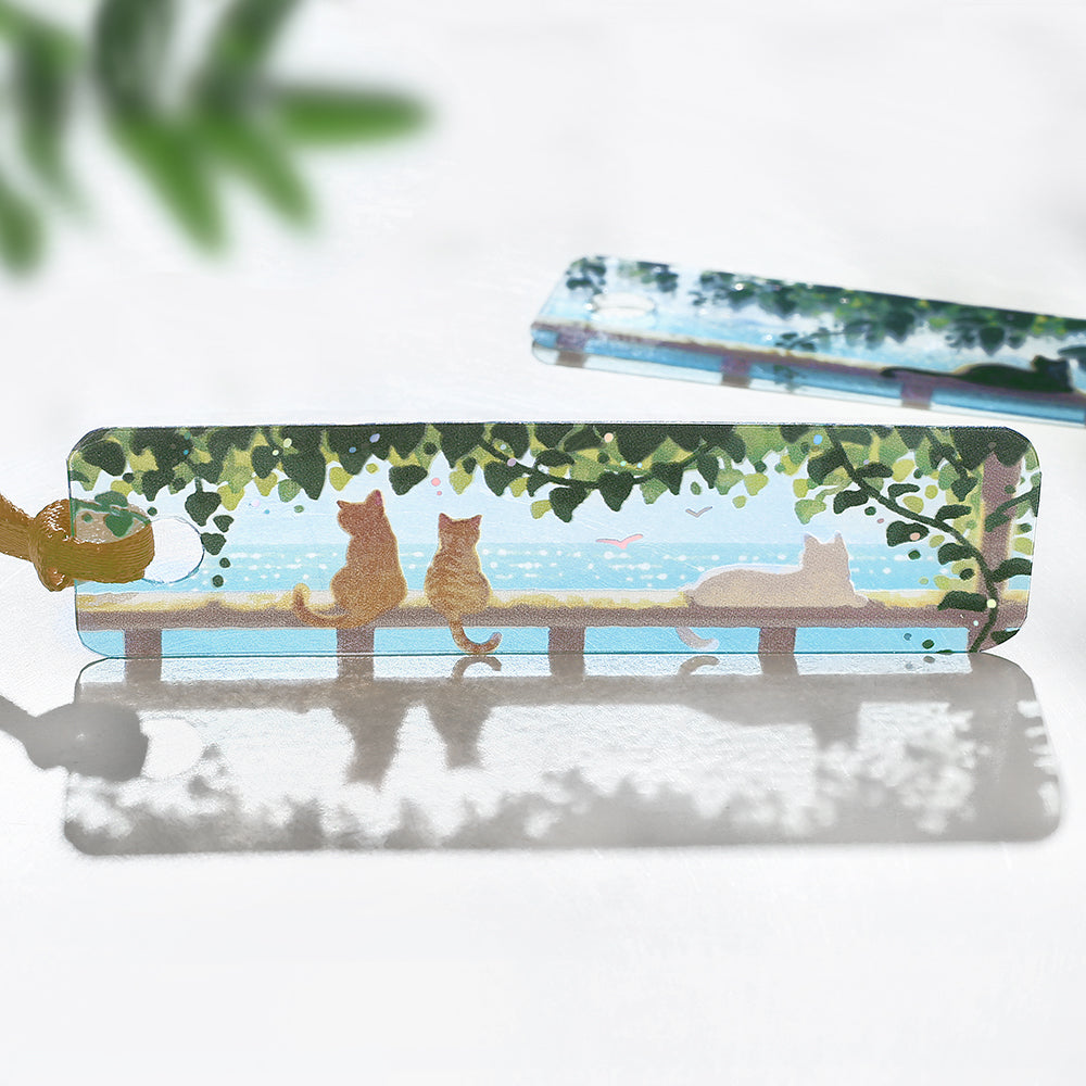 BGM Summer Limited Clear Tape - Cat Under the Pergola — with packaging