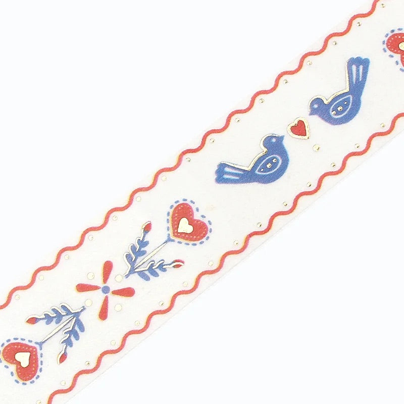 BGM Foil Stamping Masking Tape: Life - Vintage Embroidery — pattern detail
