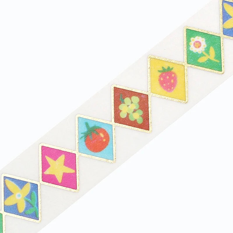 BGM Foil Stamping Masking Tape: Life - Colorful Miscellaneous Goods — pattern detail