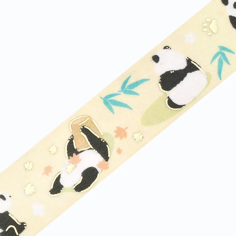 BGM Foil Stamping Masking Tape: Life - Panda Paradise — pattern detail