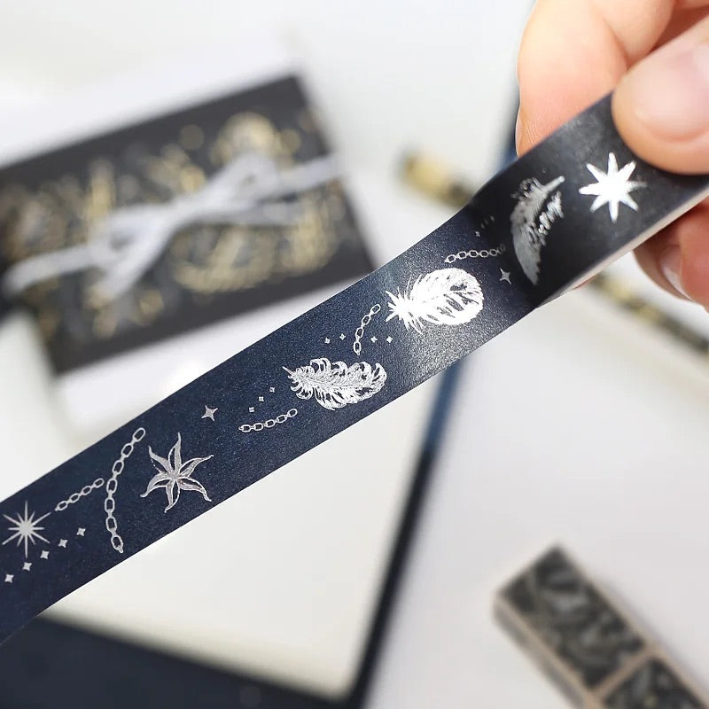 BGM Foil Stamping Masking Tape: Life - Magic Spell — applied on surface