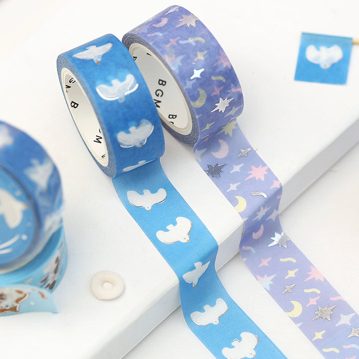BGM Foil Stamping Masking Tape - Shining — applied on surface