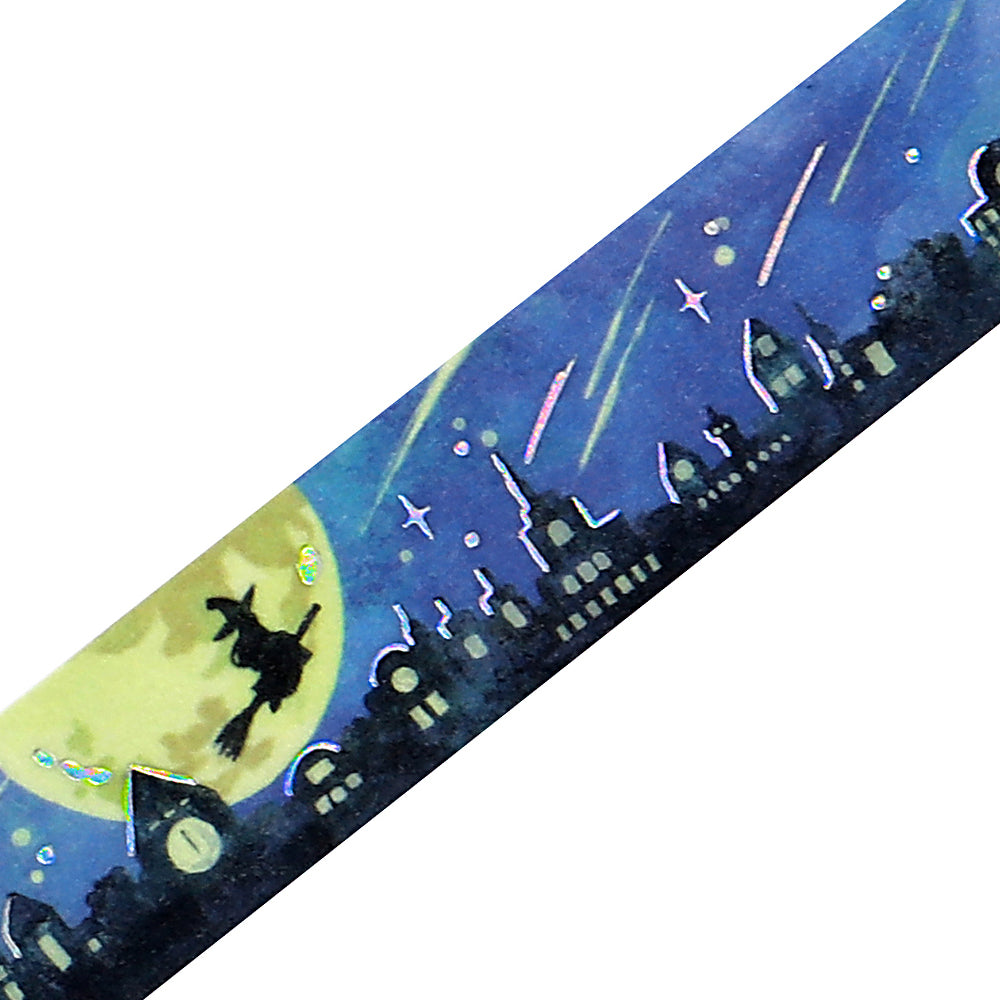 BGM Foil Stamping Masking Tape - A Town Where Witches Live — pattern detail