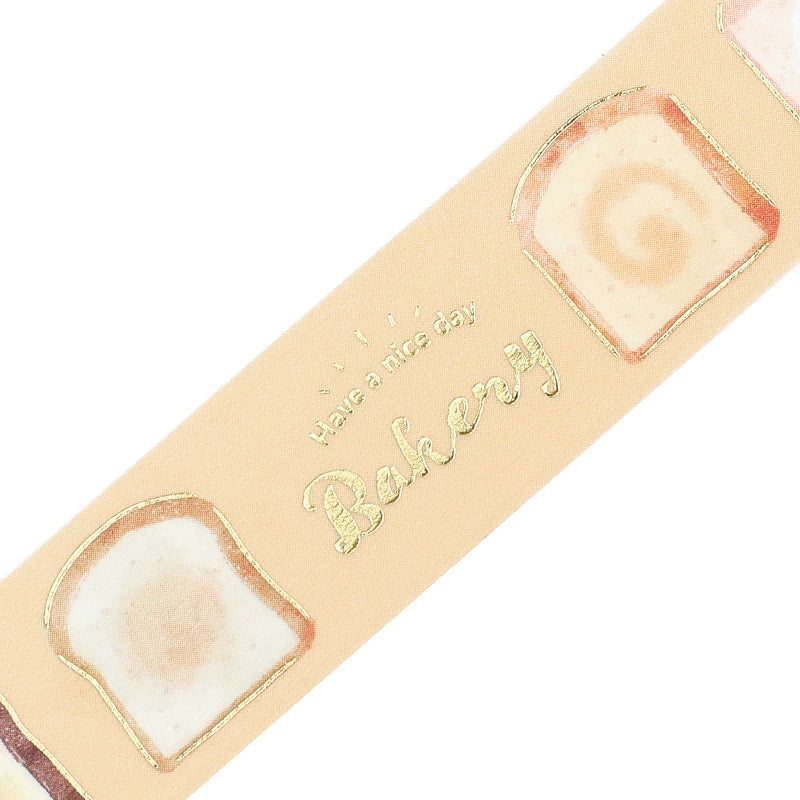 BGM Foil Stamping Masking Tape - Toast Everyday — pattern detail