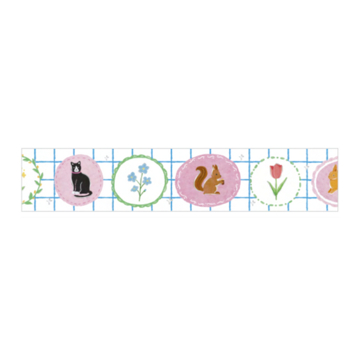 BGM Foil Stamping Masking Tape - Brooch — applied on surface