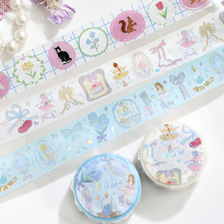 BGM Foil Stamping Masking Tape - Ballerina Blue — colour swatch