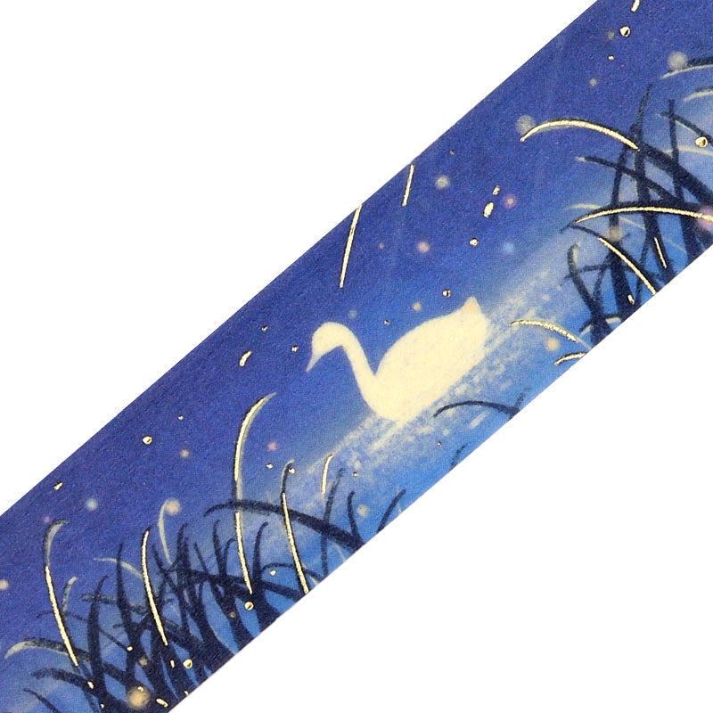 BGM Foil Stamping Masking Tape: Life - Sleeping Forest — pattern detail