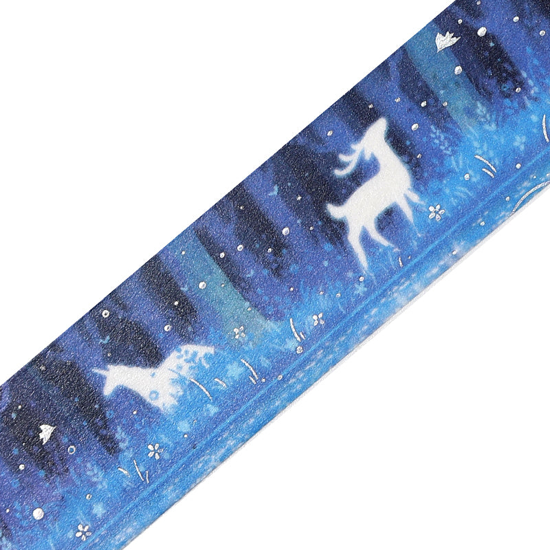 BGM Foil Stamping Masking Tape: Life - Glowing Forest — pattern detail