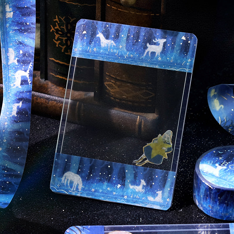 BGM Foil Stamping Masking Tape: Life - Glowing Forest — with packaging