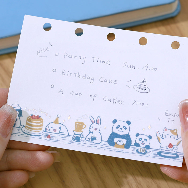 BGM Foil Stamping Masking Tape: Life - Dinner Party — with packaging
