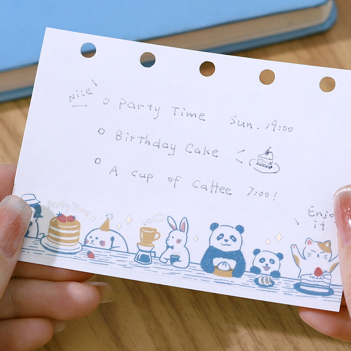 BGM Foil Stamping Masking Tape: Life - Dinner Party — with packaging