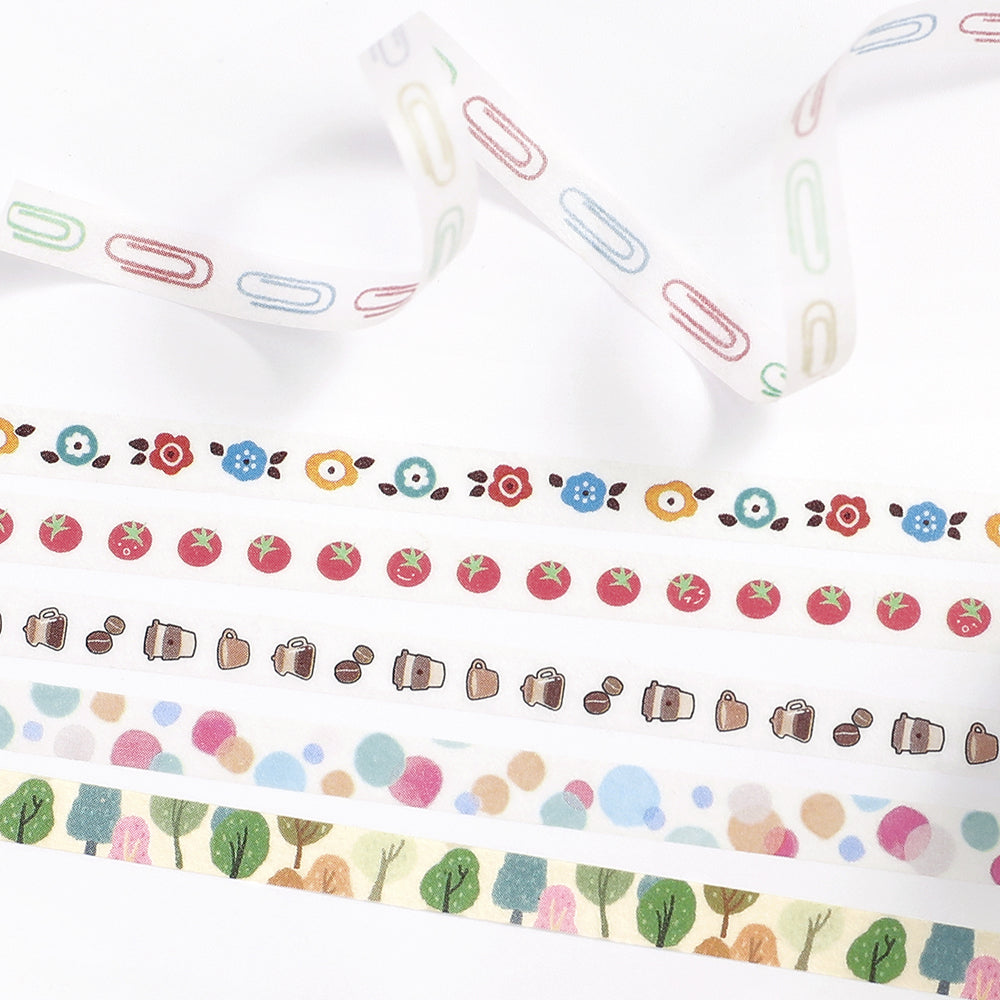 BGM Foil Stamping Masking Tape: Life - Tomato Time — with packaging