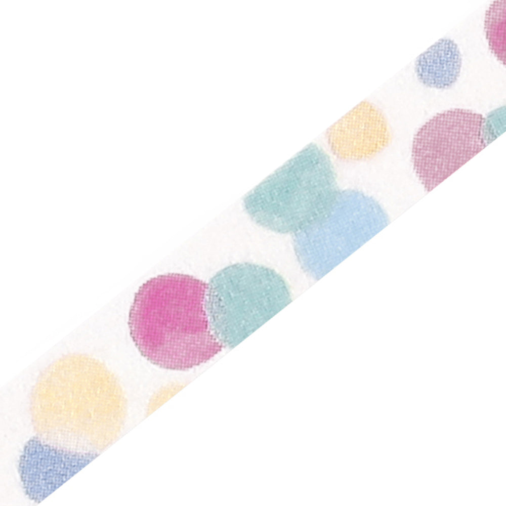 BGM Foil Stamping Masking Tape: Life - Colorful Polka Dots — pattern detail