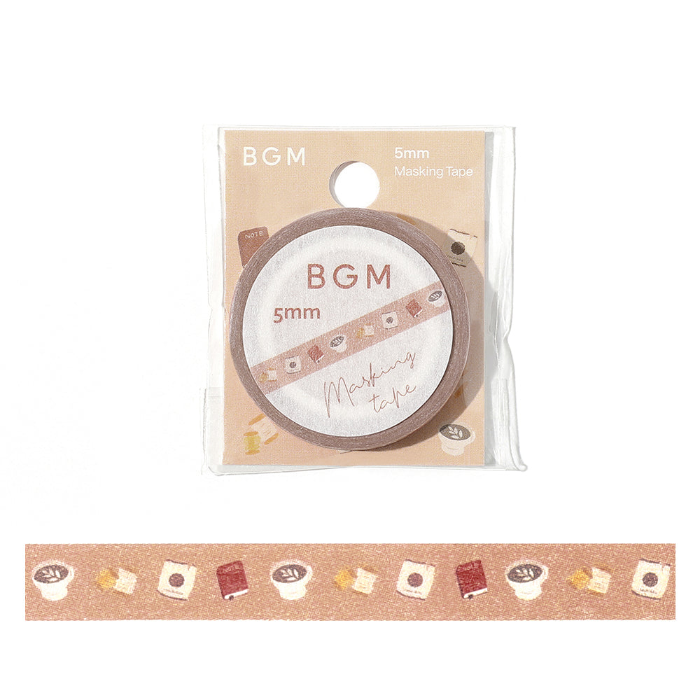 BGM Foil Stamping Masking Tape: Life - Hobby Time — roll front