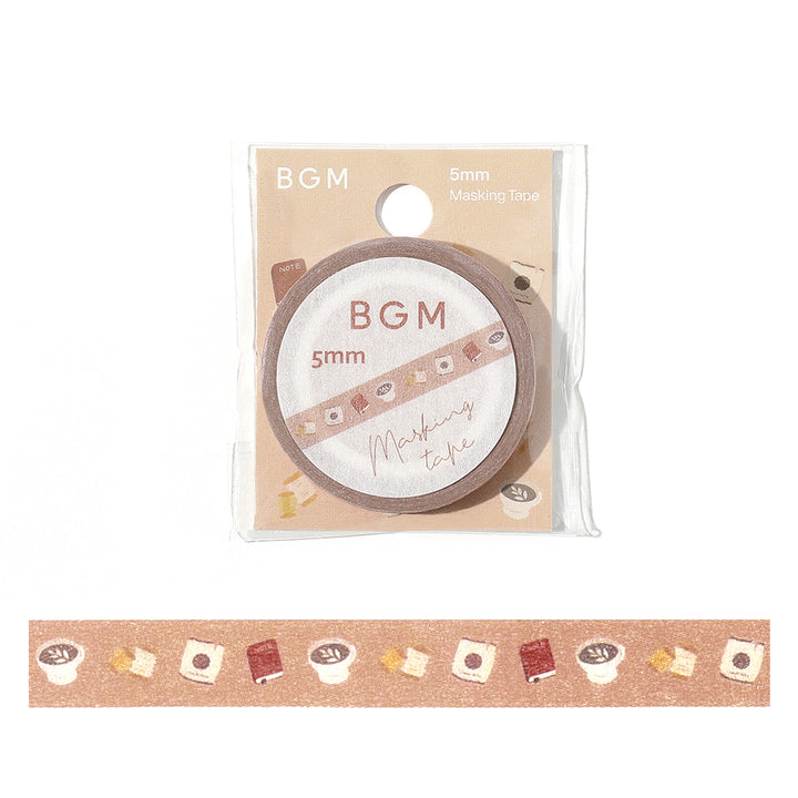 BGM Foil Stamping Masking Tape: Life - Hobby Time — roll front