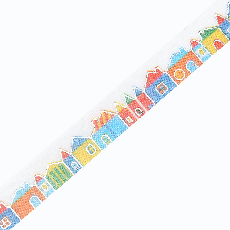 BGM Foil Stamping Masking Tape - Lovely House — pattern detail