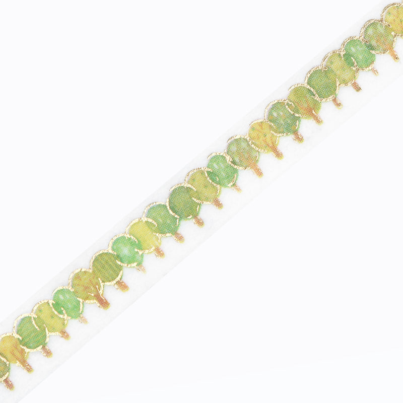 BGM Foil Stamping Masking Tape - Row of Trees — pattern detail
