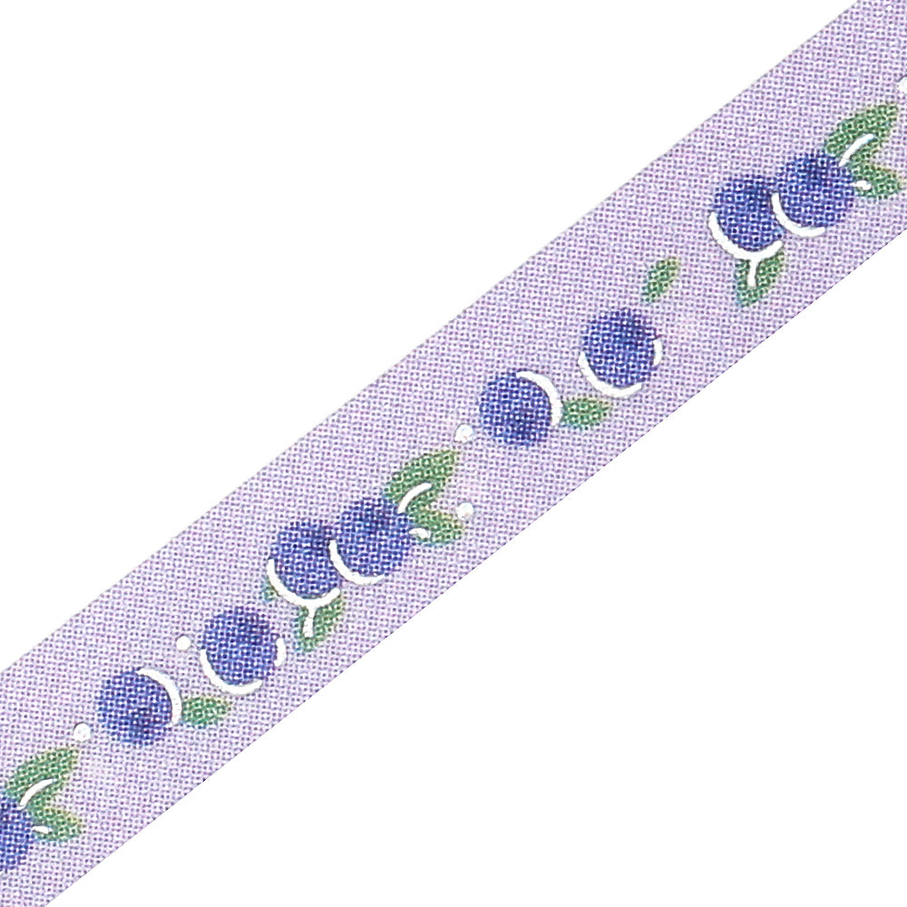 BGM Foil Stamping Masking Tape: Life - Blueberry — pattern detail