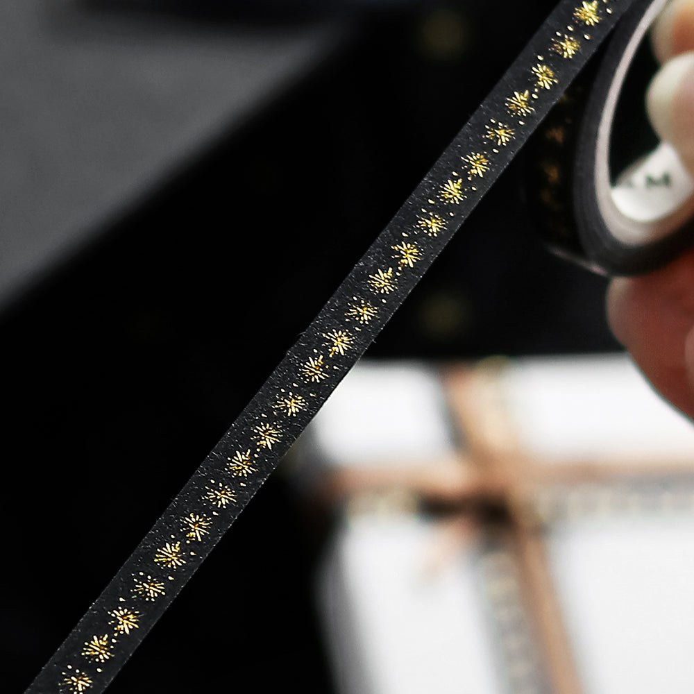 BGM Foil Stamping Masking Tape: Life - Star Fireworks — applied on surface