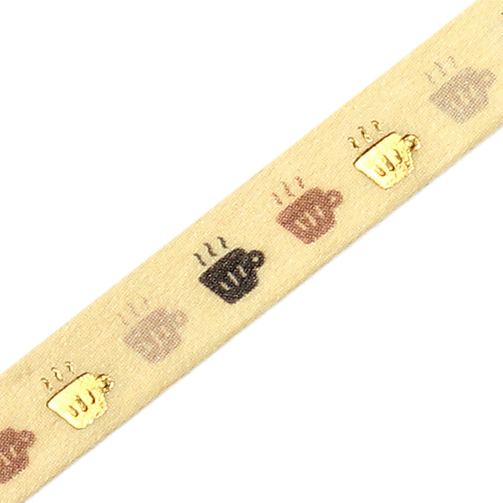 BGM Foil Stamping Masking Tape: Life - Tea Time — pattern detail