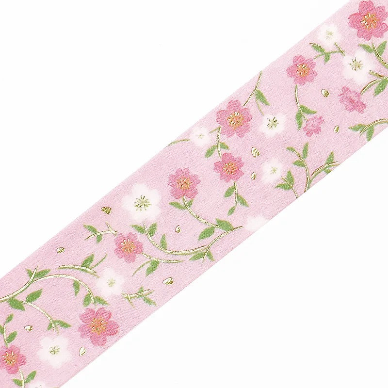 BGM Foil Stamping Masking Tape: Flower Pattern - Sakura — pattern detail