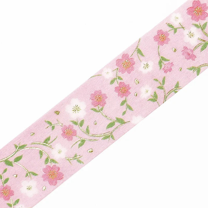 BGM Foil Stamping Masking Tape: Flower Pattern - Sakura — pattern detail