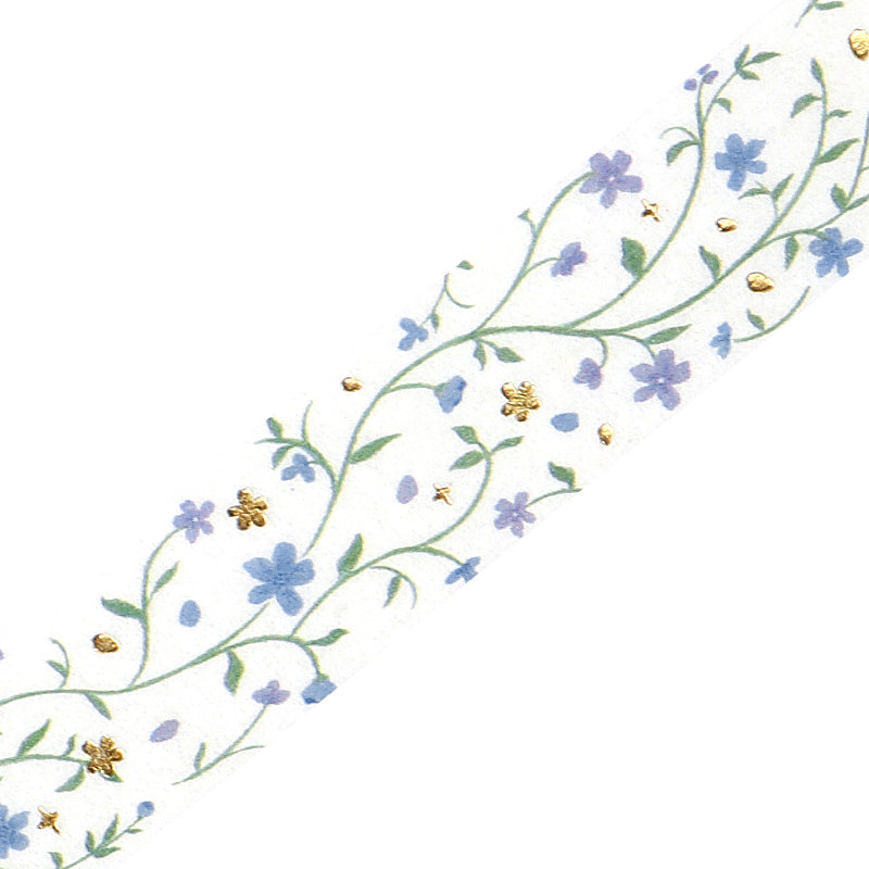 BGM Foil Stamping Masking Tape: Kusabana Techo - Flower Dance — pattern detail