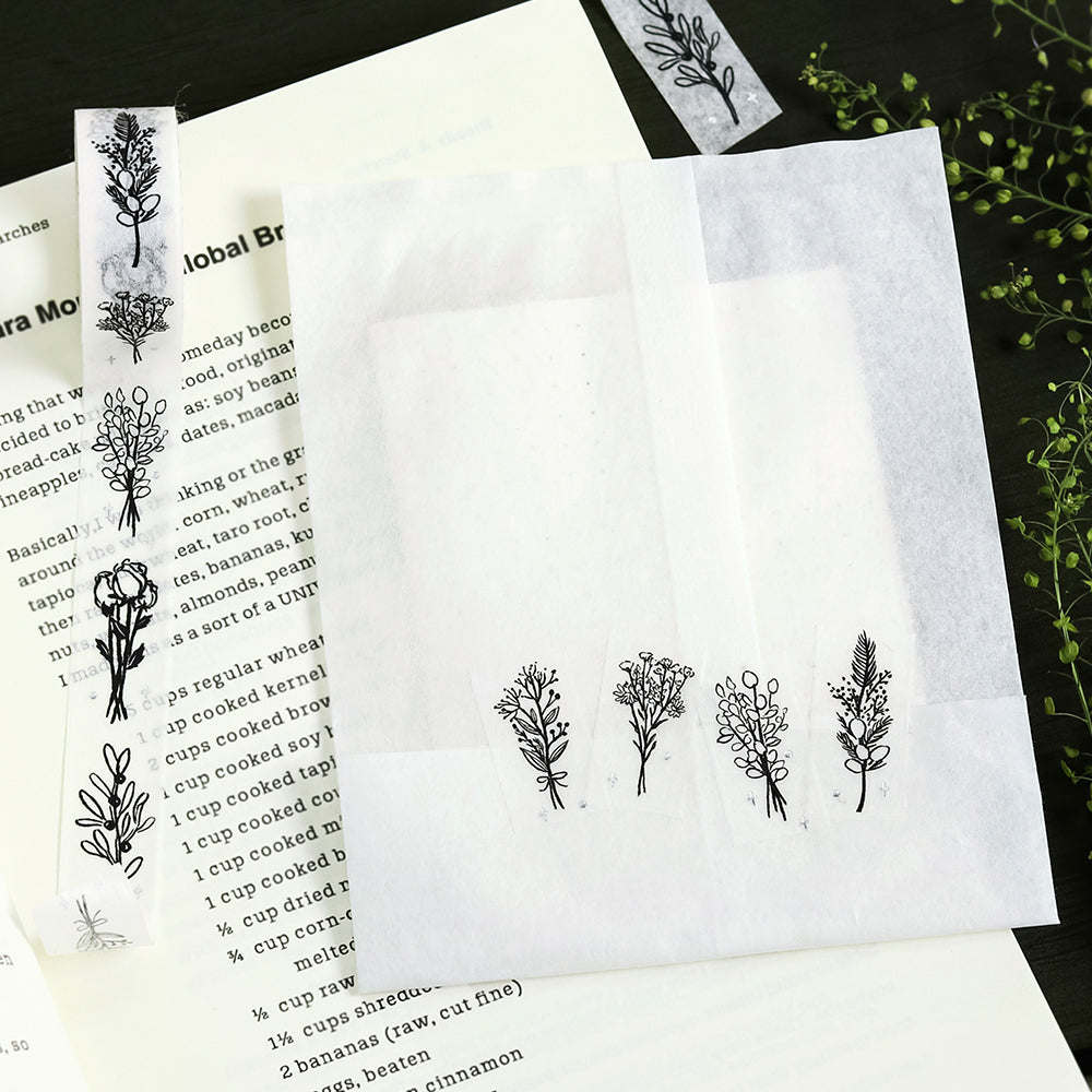 BGM Foil Stamping Masking Tape: Monotone - Swag’ — with packaging