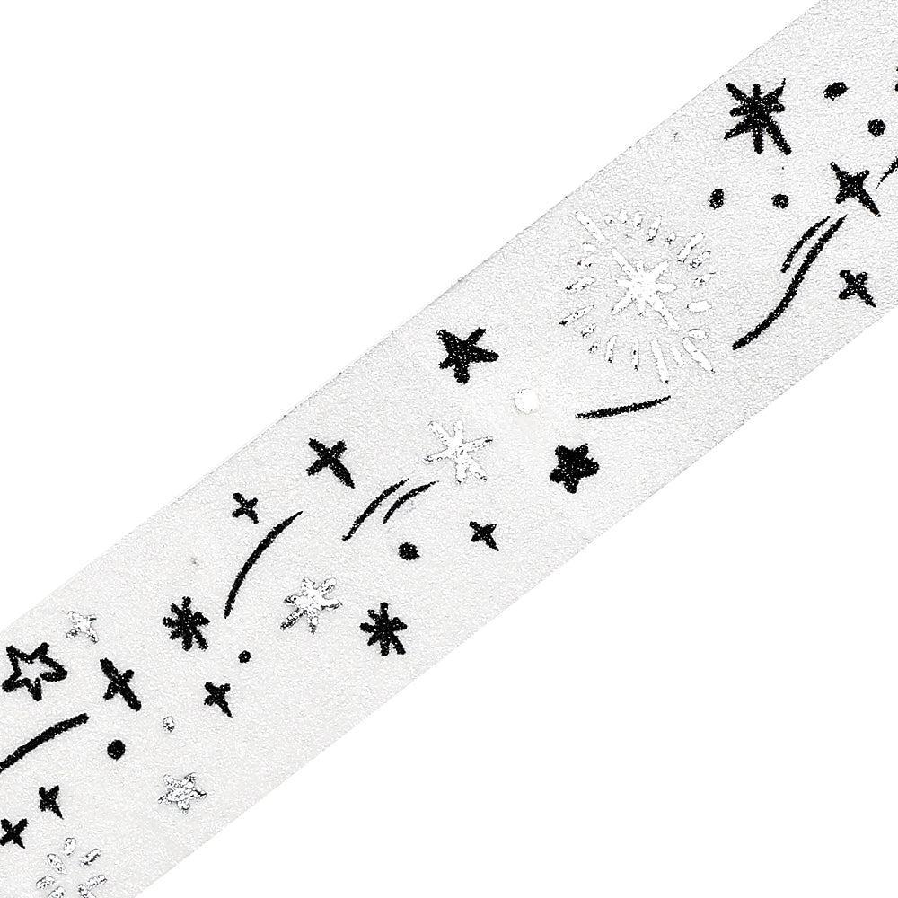 BGM Foil Stamping Masking Tape: Monotone - Starry Sky — pattern detail