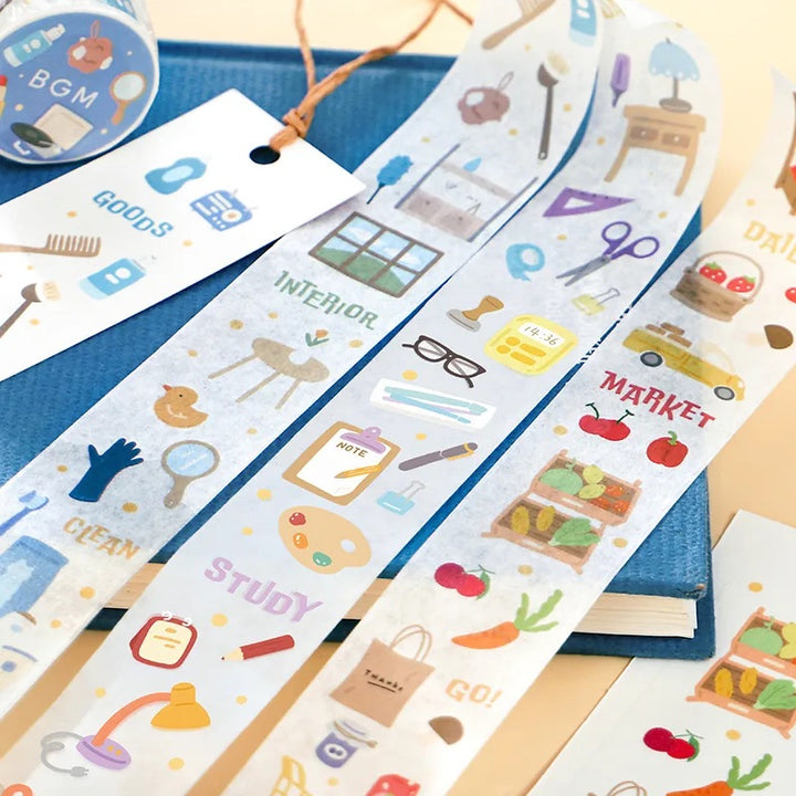 BGM Open Today as Well Masking Tape - Market — colour swatch