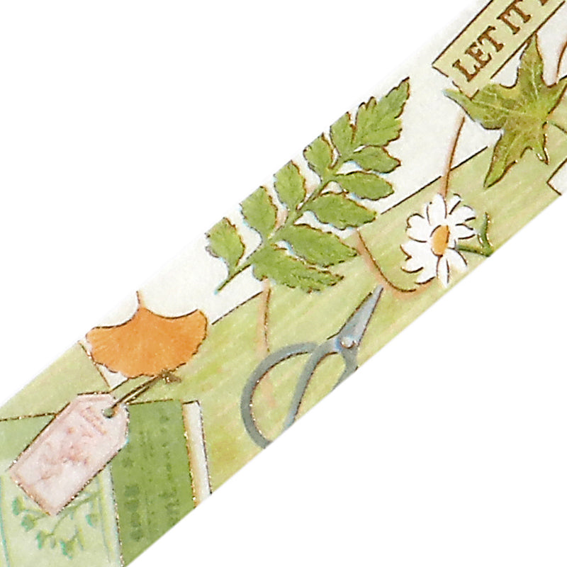 BGM Foil Stamping Masking Tape: My Creation - Botanist — pattern detail