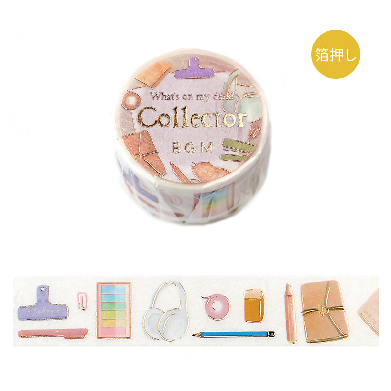 BGM Foil Stamping Masking Tape: My Creation - Collector — roll front
